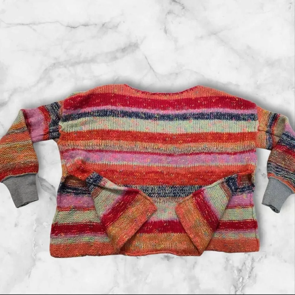 Free People String Lights Pullover in Be Your Own Rainbow Size XS